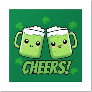 St Patty's Cheer Posters and Art